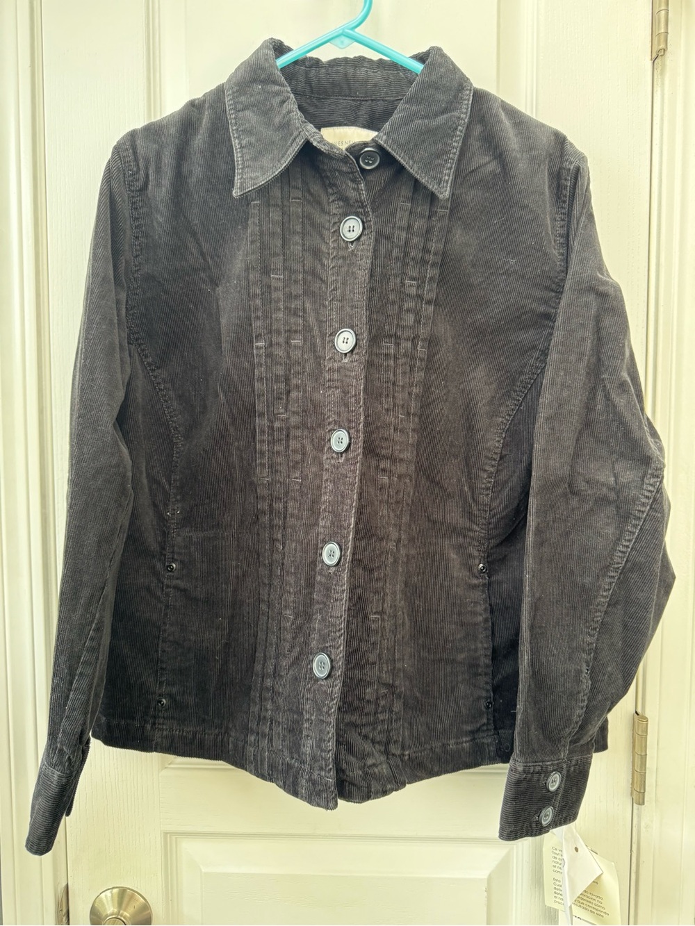 NWT Jones New York Corduroy Button-Front Jacket